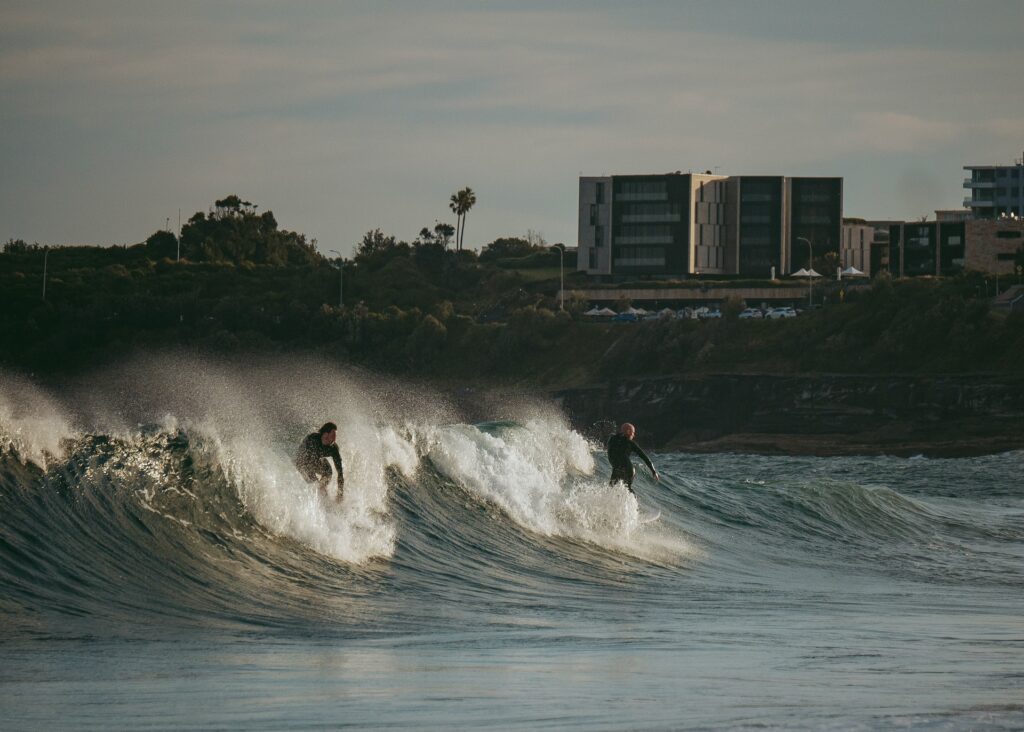 manly beach surfing